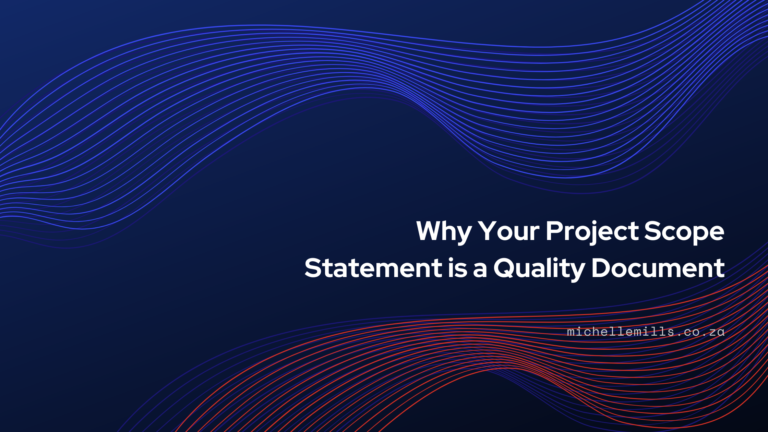 Why Your Project Scope Statement is a Quality Document